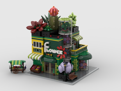 MOC - Modular Flower store + Display for 10309