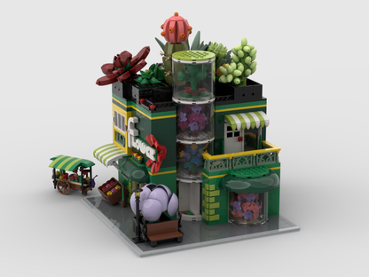 MOC - Modular Flower store + Display for 10309