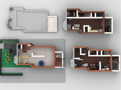 MOC - Authentic Chicago House Big Size - How to build it   