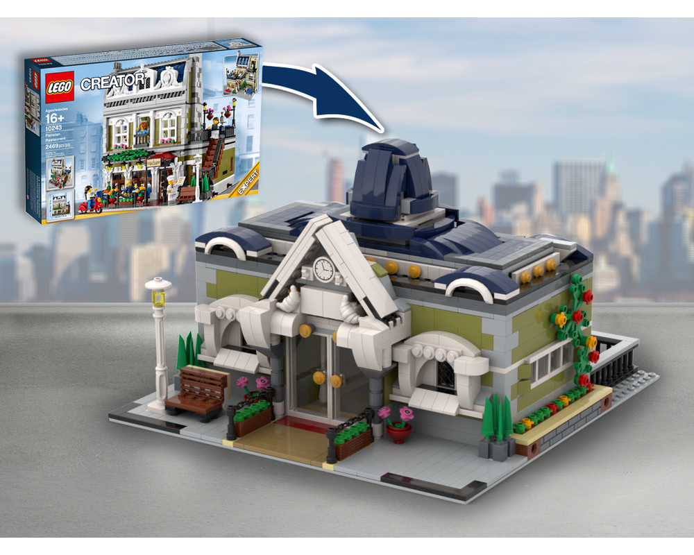 MOC - 10243 Modular City Hall Alternative Build - How to build it   