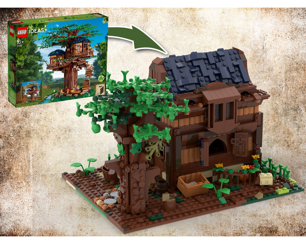 MOC - 21318 Modular Medieval House Alternative Build - How to build it   