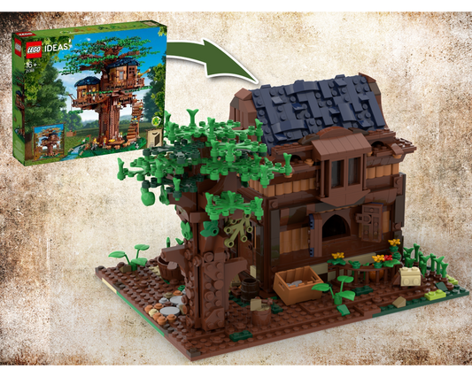 MOC - 21318 Modular Medieval House Alternative Build - How to build it   