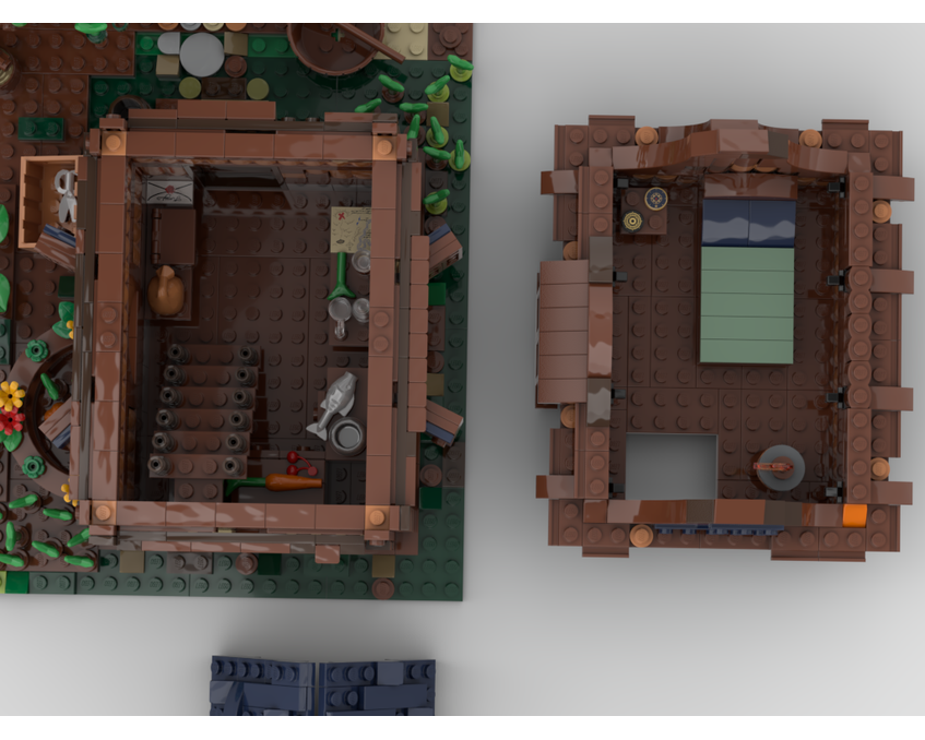 MOC - 21318 Modular Medieval House Alternative Build - How to build it   