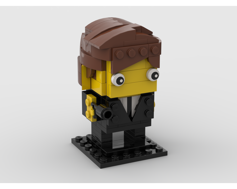 MOC - James Bond BrickHeadz - How to build it   