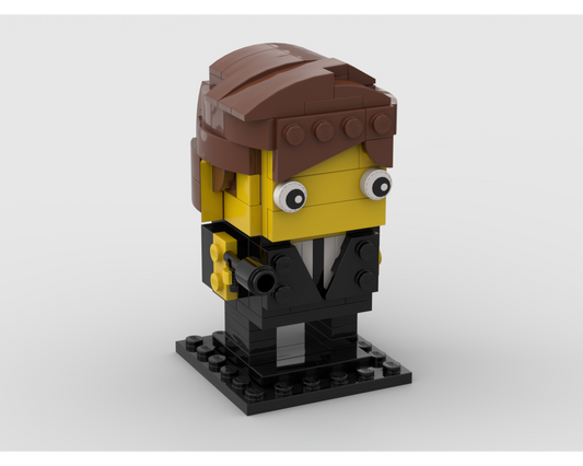 MOC - James Bond BrickHeadz - How to build it   