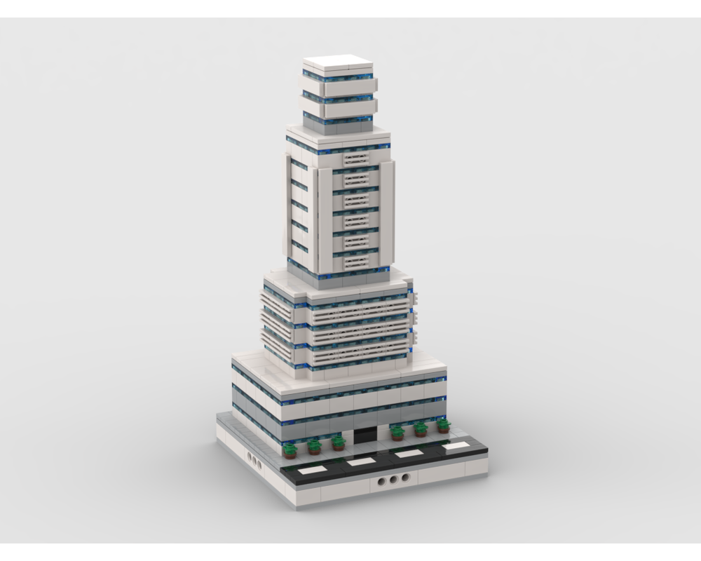 MOC - Skyscraper Modular City | build from 14 MOCs - How to build it   