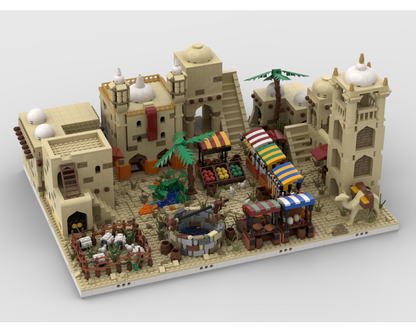 MOC - Desert Village | build from 12 different mocs - How to build it   