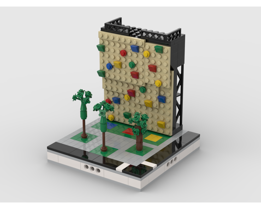 MOC - Climbing Wall - How to build it   