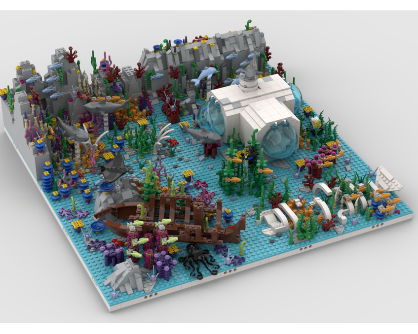 MOC - Modular Ocean | build from 5 MOCs – How to build it