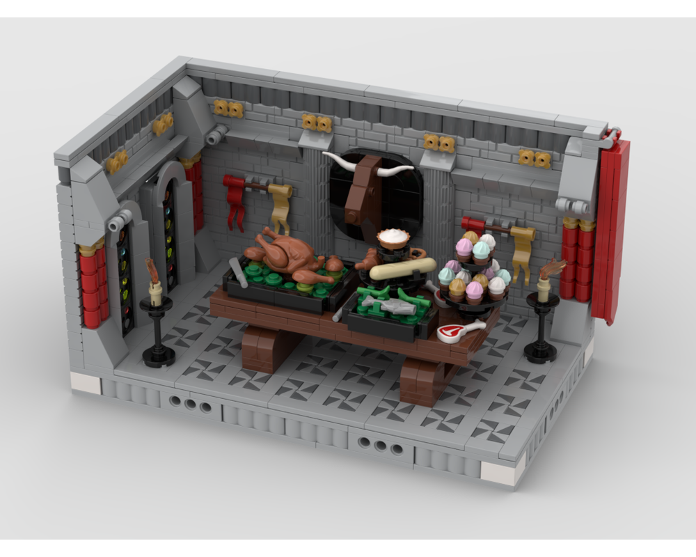 MOC - Royal dining room - How to build it   