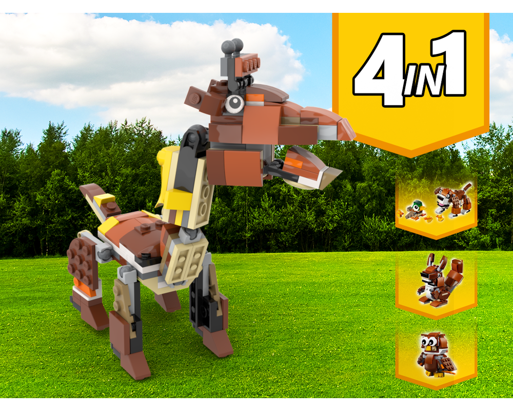 MOC - 31044 Giraffe Alternative Build - How to build it   