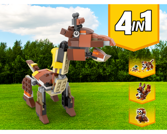 MOC - 31044 Giraffe Alternative Build - How to build it   