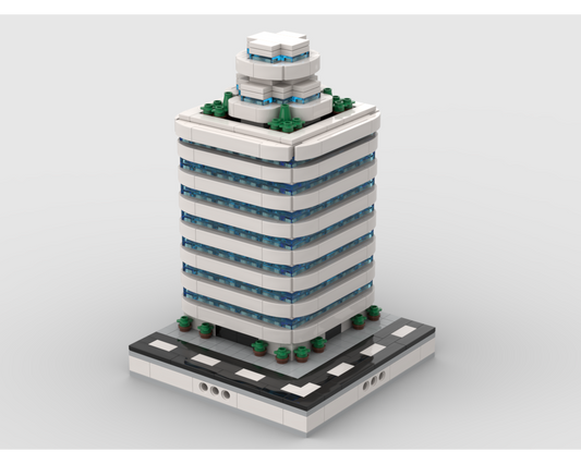 MOC - Skyscraper building #7 | for modular city - How to build it   