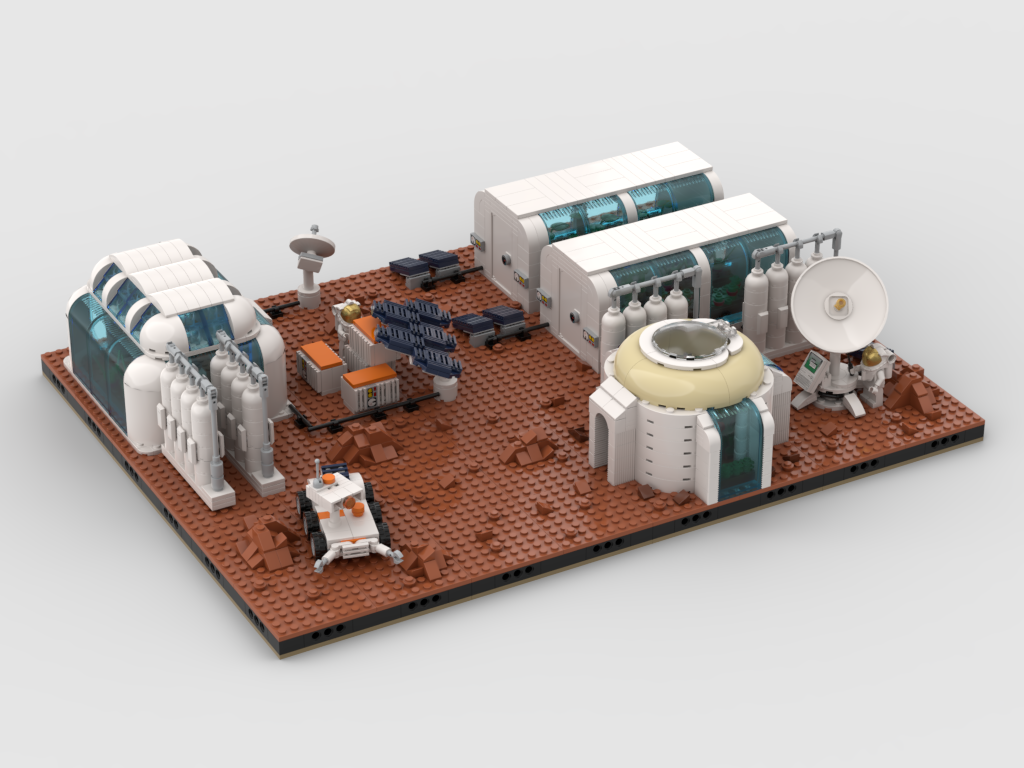 MOC - Modular Mars Diorama