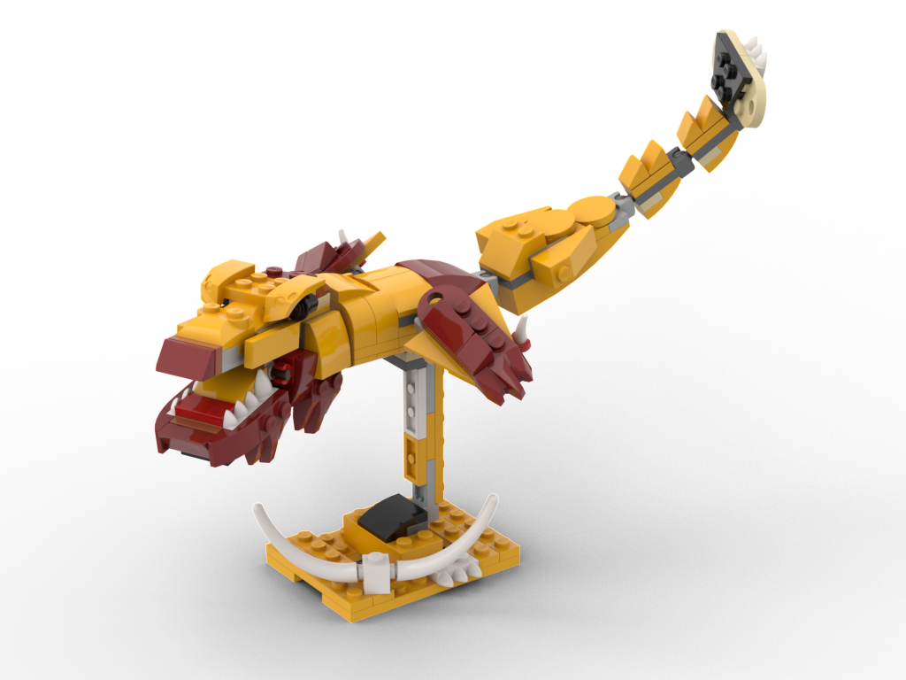 MOC - 31112 Sea Monster Alternative Build - How to build it   