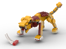 Load image into Gallery viewer, MOC - 31112 Tiger Alternative Build