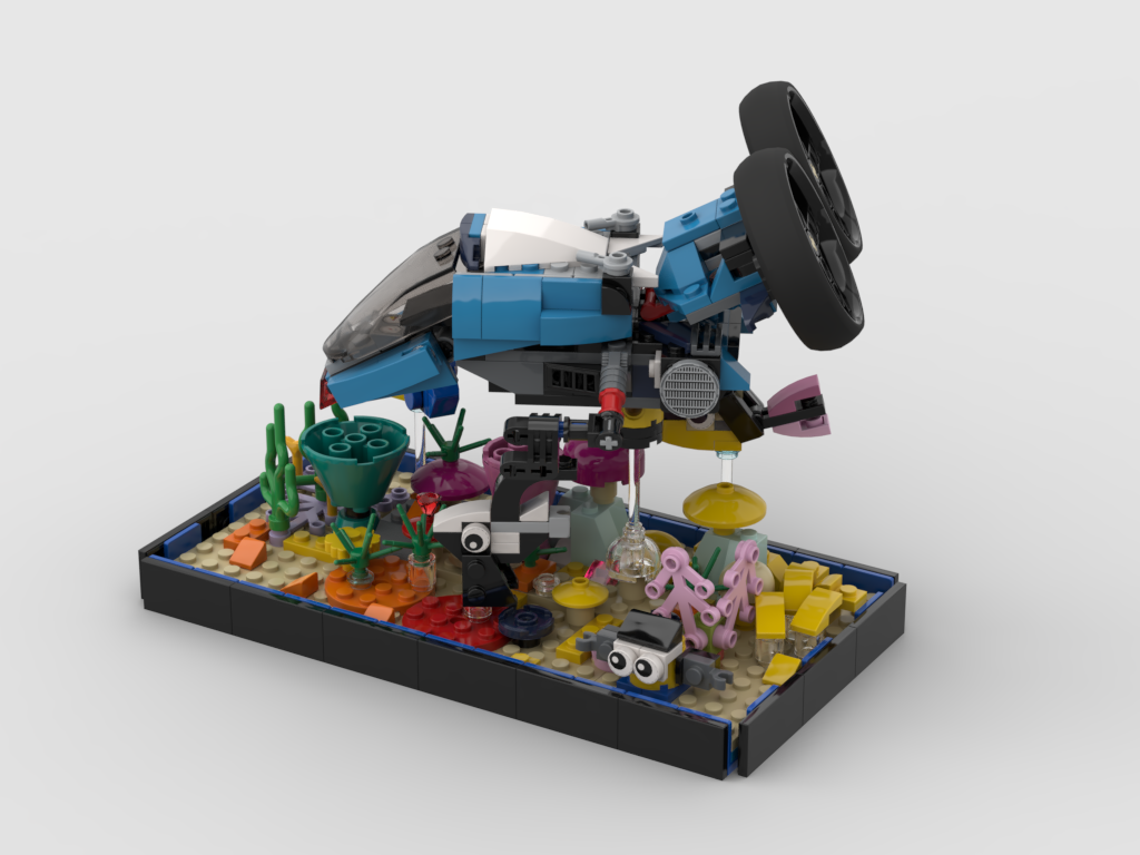 MOC - Coral Reef + Submarine 31122 + 31114 Alternative Build