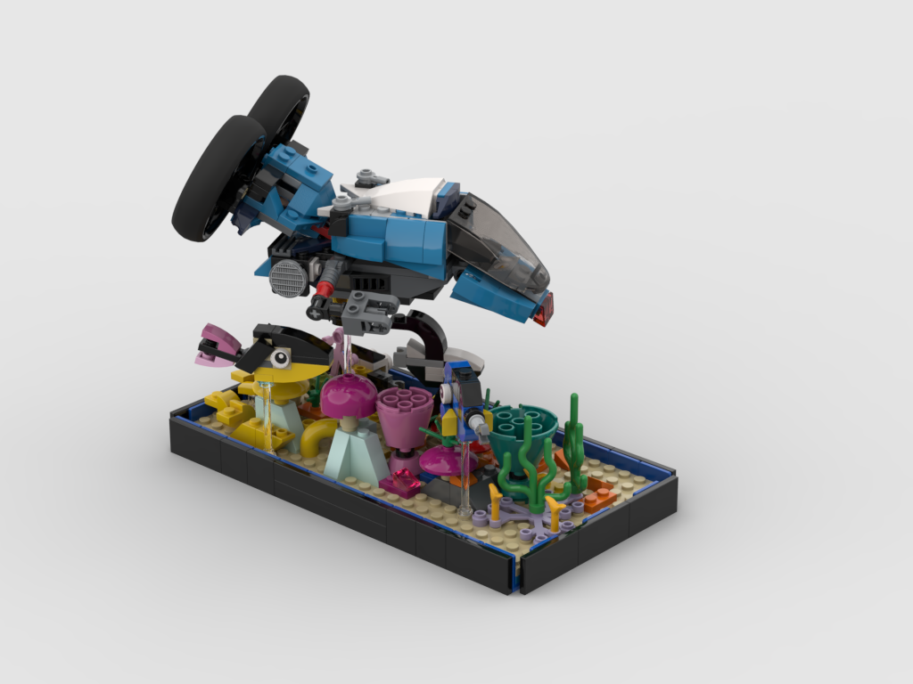 MOC - Coral Reef + Submarine 31122 + 31114 Alternative Build