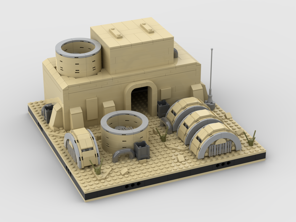 MOC - Desert Power Plant #11 for a Modular Desert space village - How to build it   