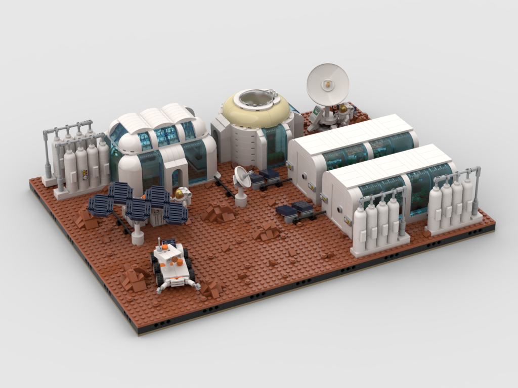 MOC - Modular Mars Diorama