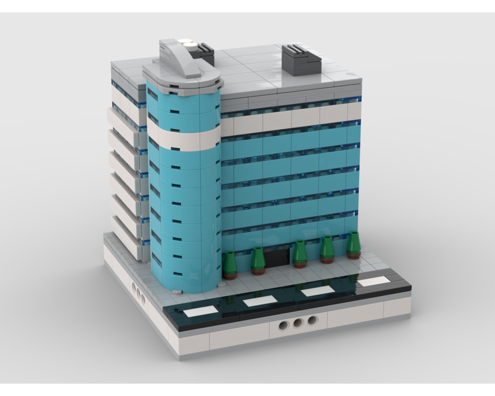 MOC - Office building #2 | for modular city - How to build it   