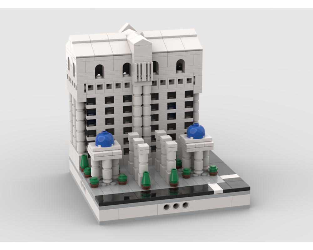 MOC - Caesars Palace for Modular City Las Vegas - How to build it   