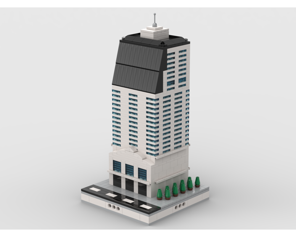 MOC - Skyscraper building #8 | for modular city - How to build it   