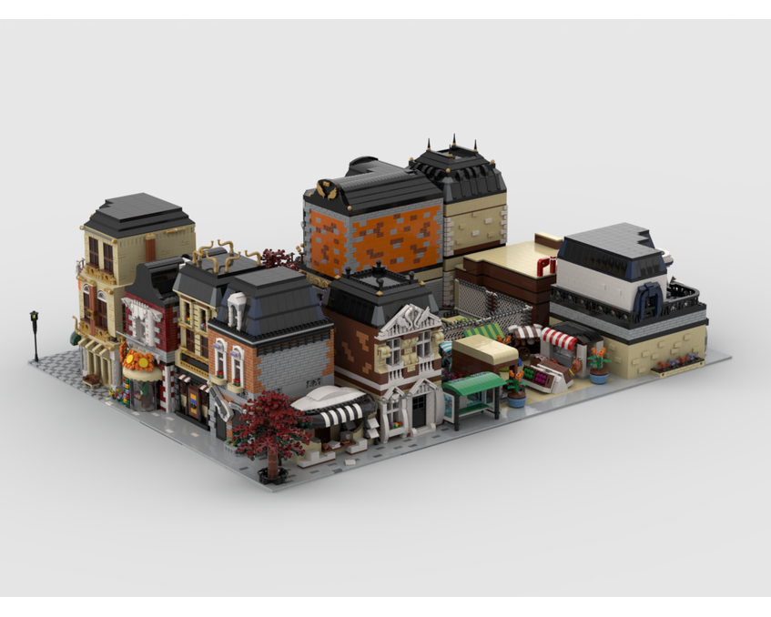 MOC - Modular Neighborhood | build from 15 MOCs - How to build it   