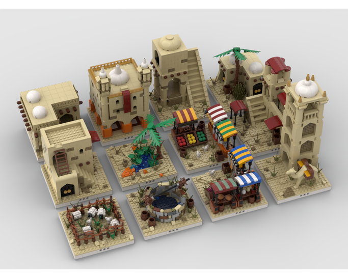 MOC - Desert Village 2.0 Moc - How to build it   