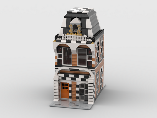 MOC - Modular House Chess Black and white - How to build it   