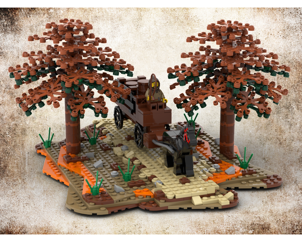 MOC - Medieval Carriage - How to build it   