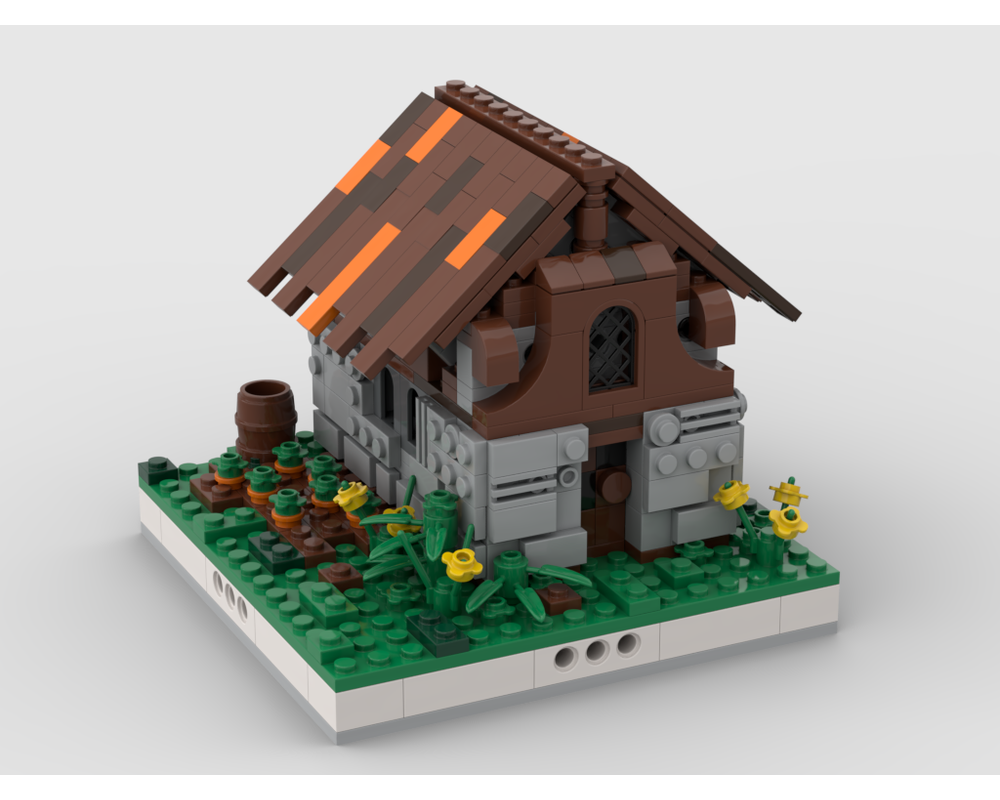 MOC - Farm House for a Modular Village #2 - How to build it   