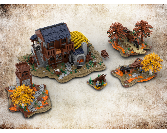 Lego medieval moc sales