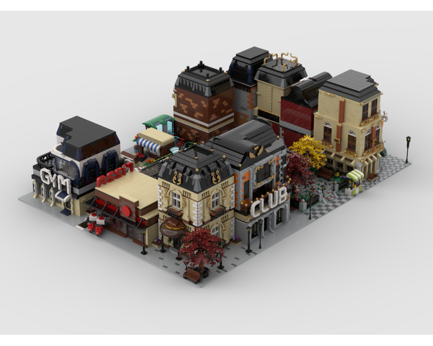 MOC - Modular Neighborhood | build from 15 MOCs - How to build it   