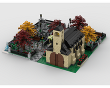 Load image into Gallery viewer, MOC - Modular Church With Cemetery  build from 4 MOCs - How to build it   