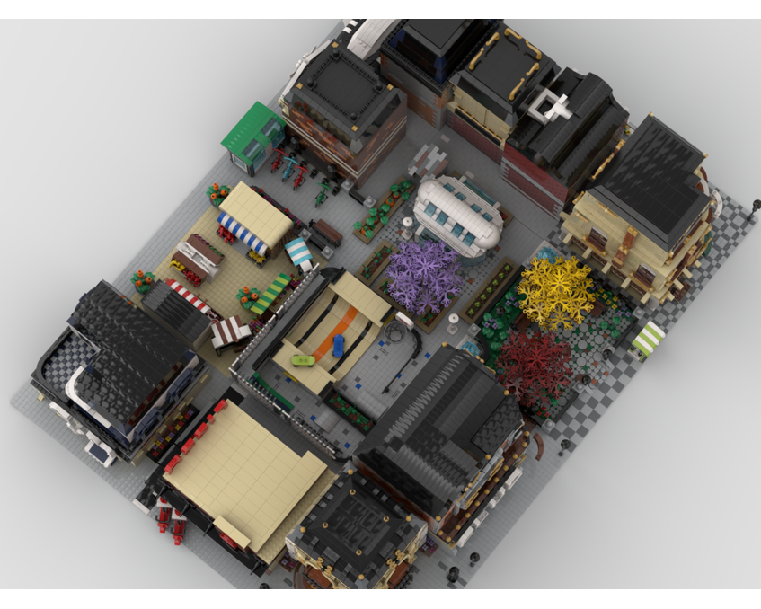 MOC - Modular Neighborhood | build from 15 MOCs - How to build it   