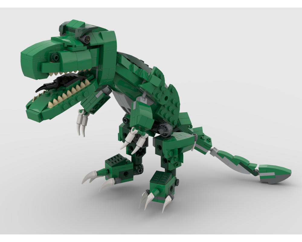 MOC - T-Rex Dinosaur - How to build it   