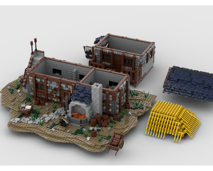 MOC - The Blacksmith House - How to build it   