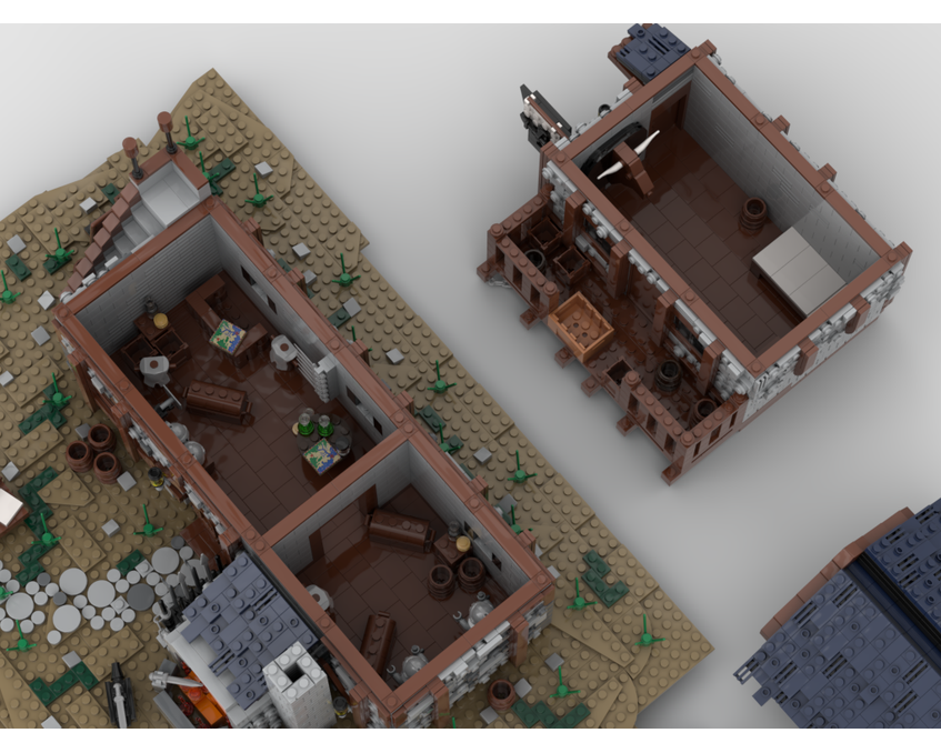 MOC - The Blacksmith House - How to build it   