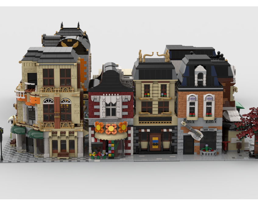 MOC - Modular Neighborhood | build from 15 MOCs - How to build it   