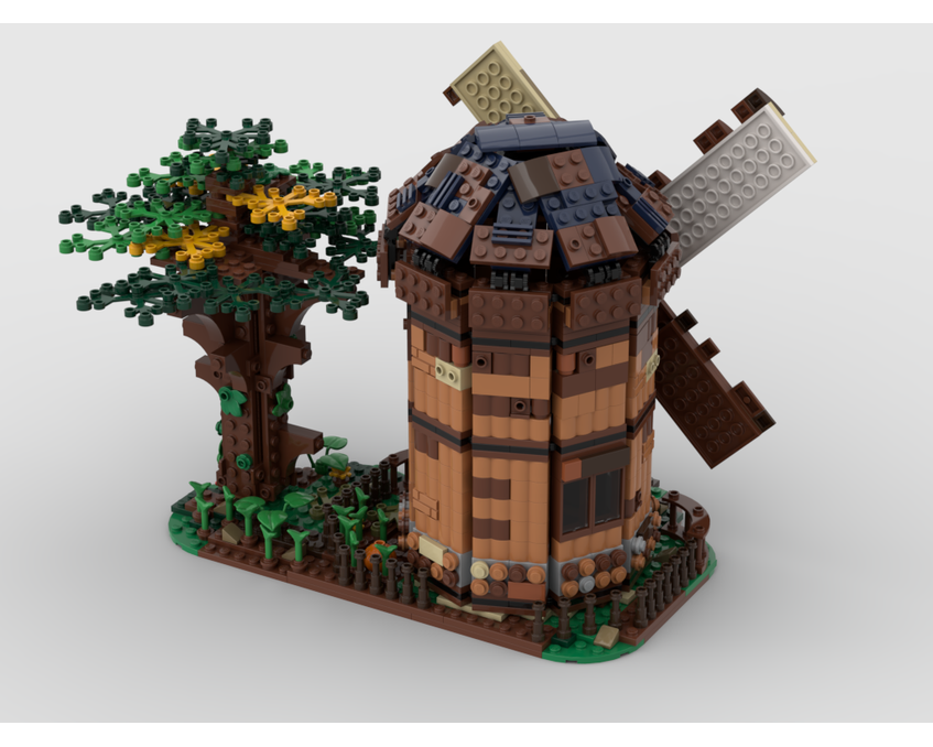 MOC - 21318 windmill Alternative Build - How to build it   