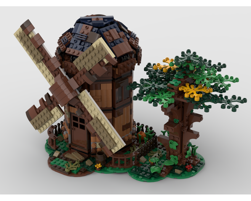 MOC - 21318 windmill Alternative Build - How to build it   