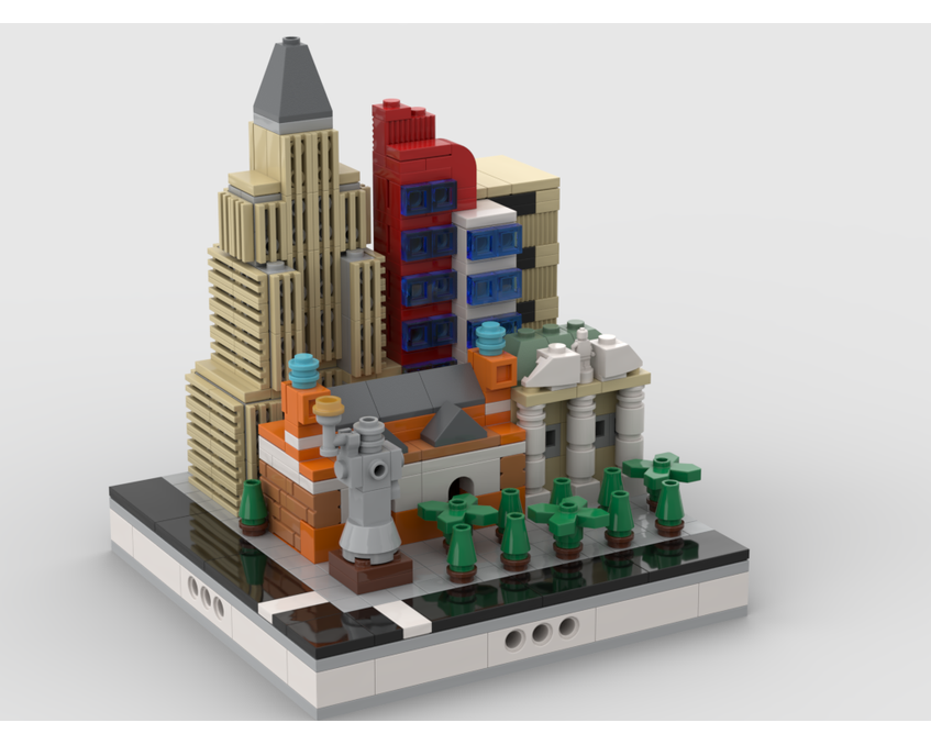 MOC - New York New York Hotel for Modular City Las Vegas - How to build it   