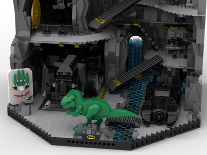 MOC - BatCave minifigure size