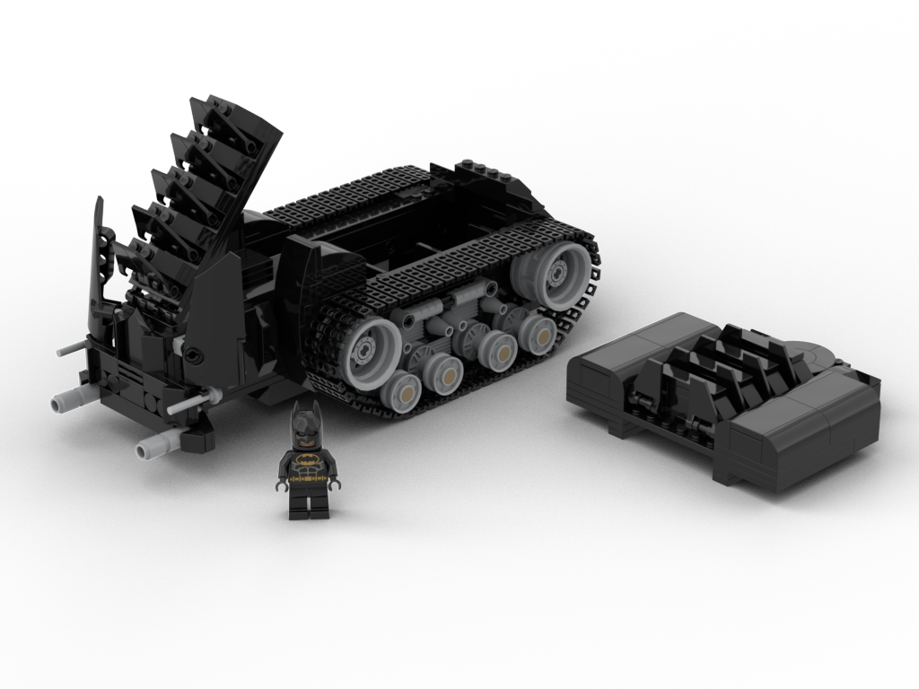 MOC - BatCave minifigure size