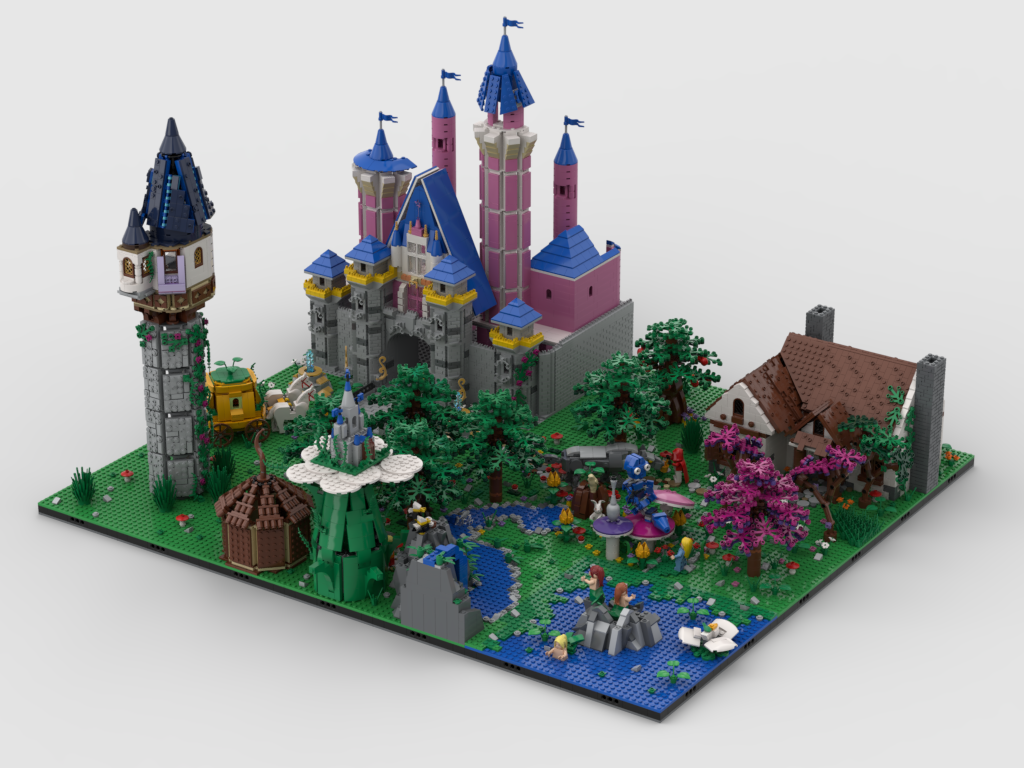 Modular Fairy Tale world | Build from 17 MOCs