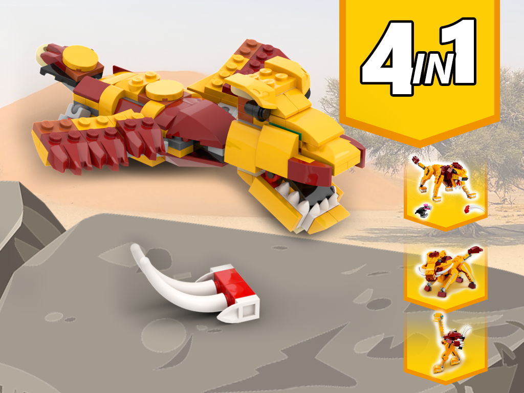 MOC - 31112 Fly Dinosaur Alternative Build - How to build it   