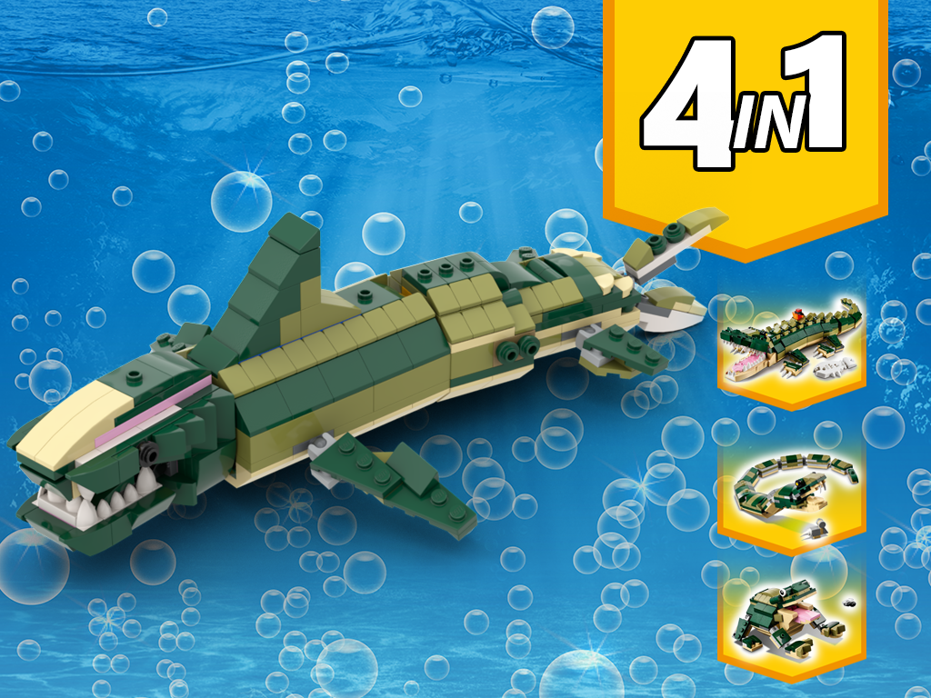 MOC - 31121 Shark Alternative Build