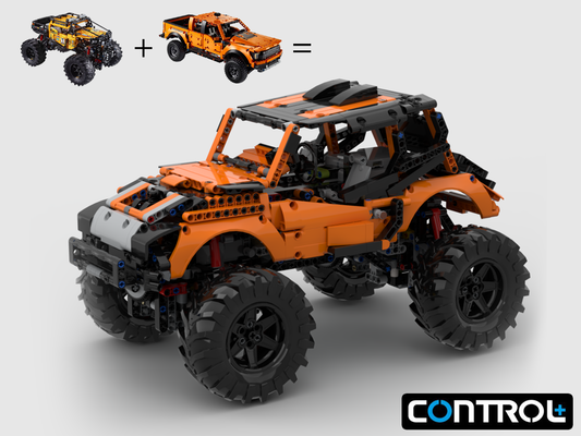 MOC - 42126 + 42099 Alternative Design 4X4 off road Jeep with RC (control+)