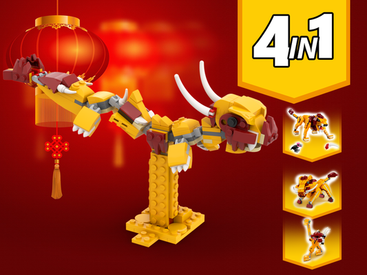 MOC - 31112 Festival Dragon Alternative Build